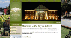 Desktop Screenshot of cityofbuford.com